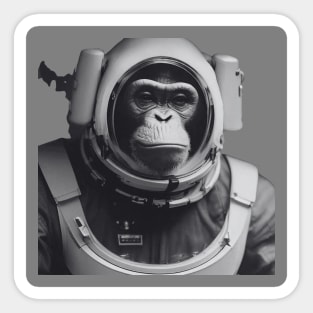 Astronaut Ape Sticker